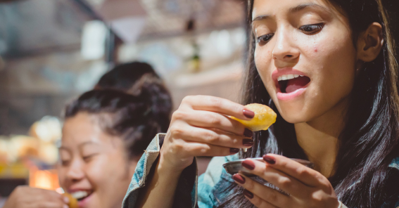 Pani Puri Petisco de Rua Indiano