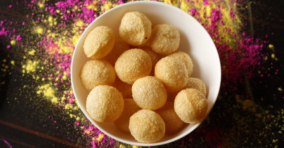 Pani Puri Petisco de Rua Indiano