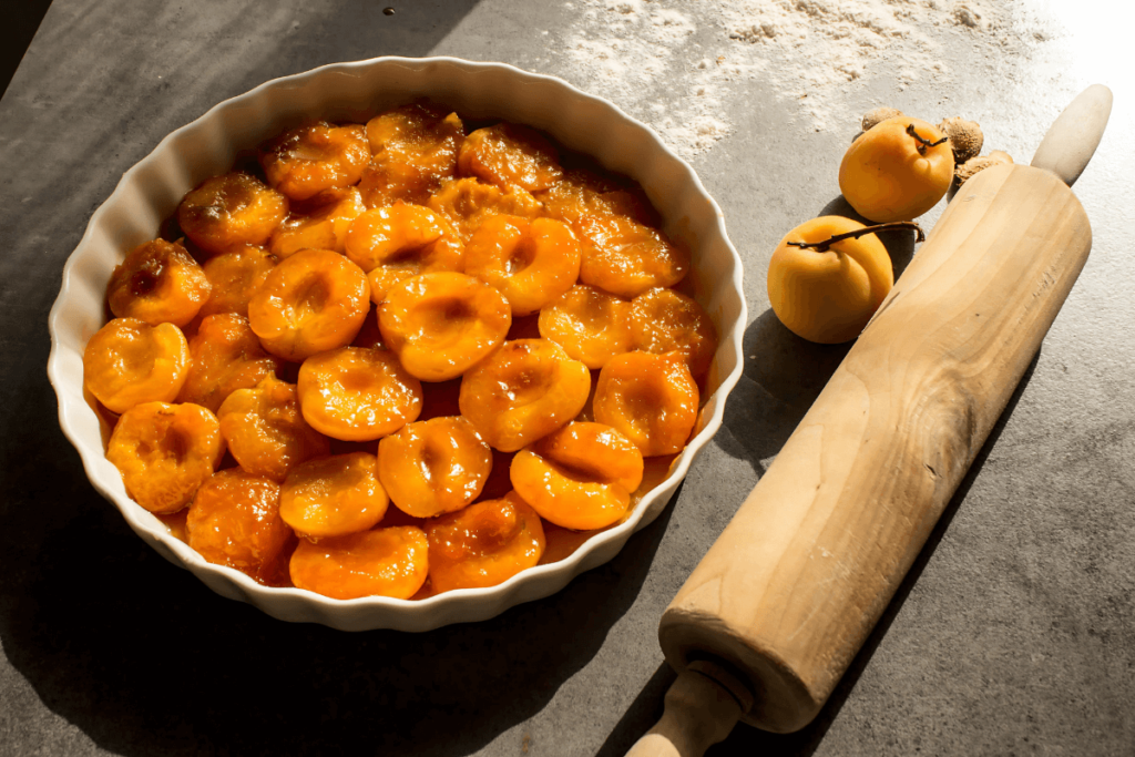 Tarte Tatin com Pêssego.
Tarte Tatin: Receita Fácil.
