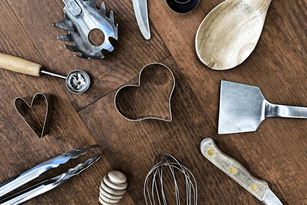 Utensílios de Confeitaria.