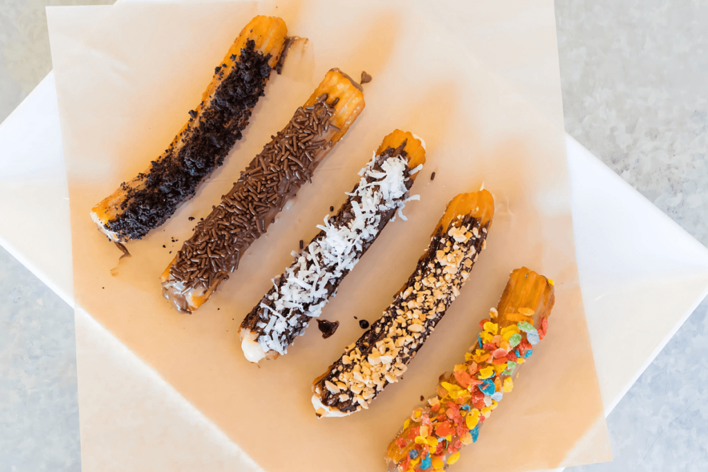 Variedade de Churros.
Desvende a história do churro.