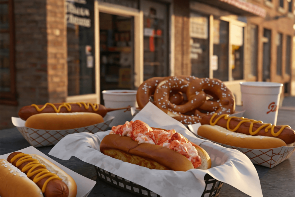Sabores de rua da América
Mergulho nos Sabores Americanos_ Lobster Roll e os Sabores de Rua da América