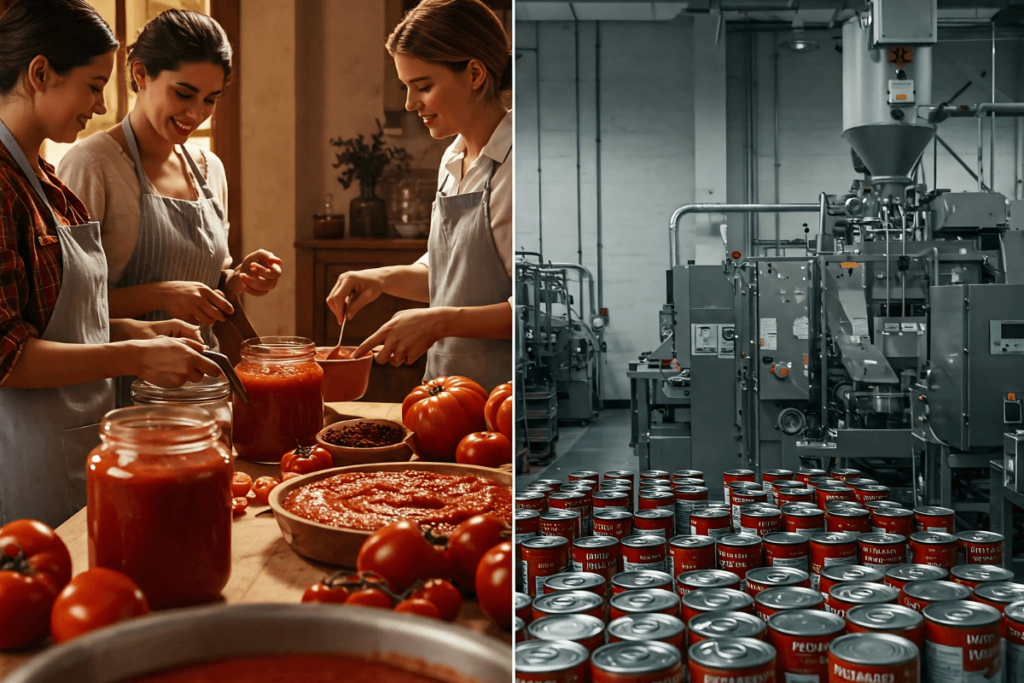 Molho de Tomate Caseiro ou Industrializado - Uma Análise Detalhada
Molho de tomate: caseiro ou industrializado?